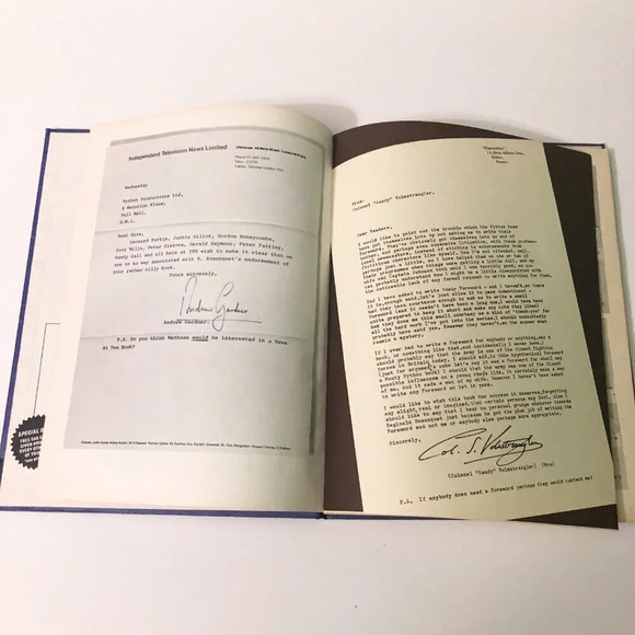 Vintage 1971 Monty Pythons Big Red Book  Hardcover Comedy - Picture 12 of 16